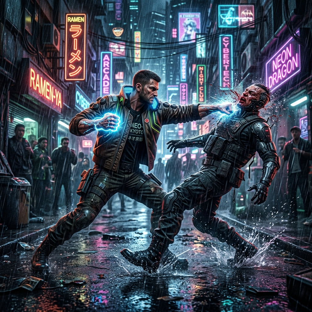 Neon Street Fight